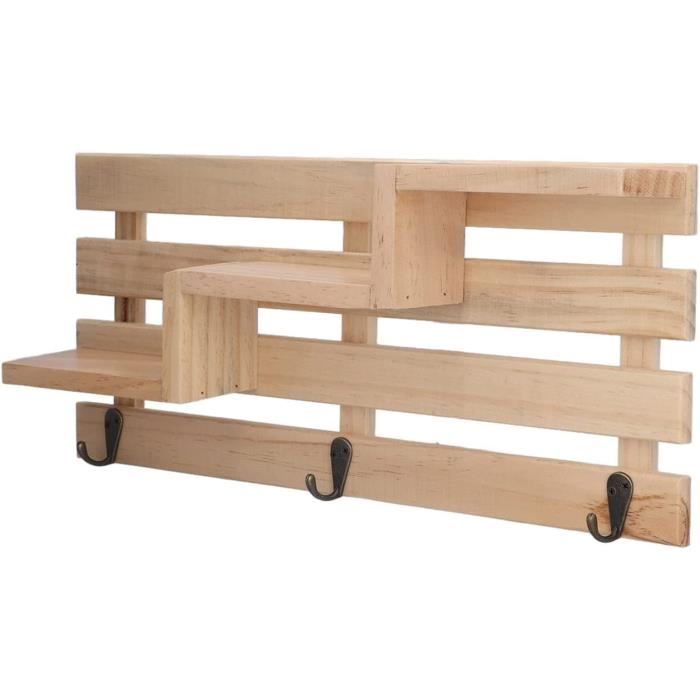 Étagère Murale En Bois Multifonctionnelle - Support De Rangement Ou De Décoration - Neuf
