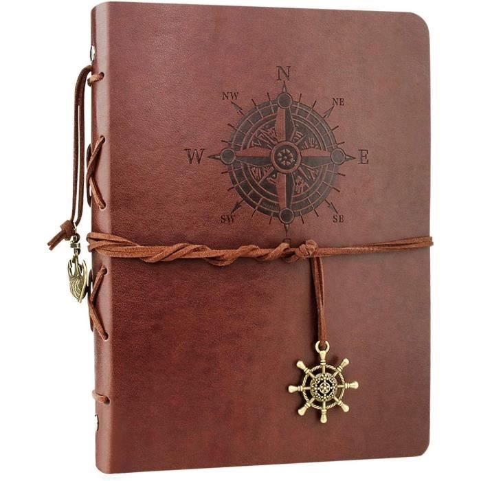 Carnet de notes - Voyage Diary - Rechargeable Bullet Journal Cuir