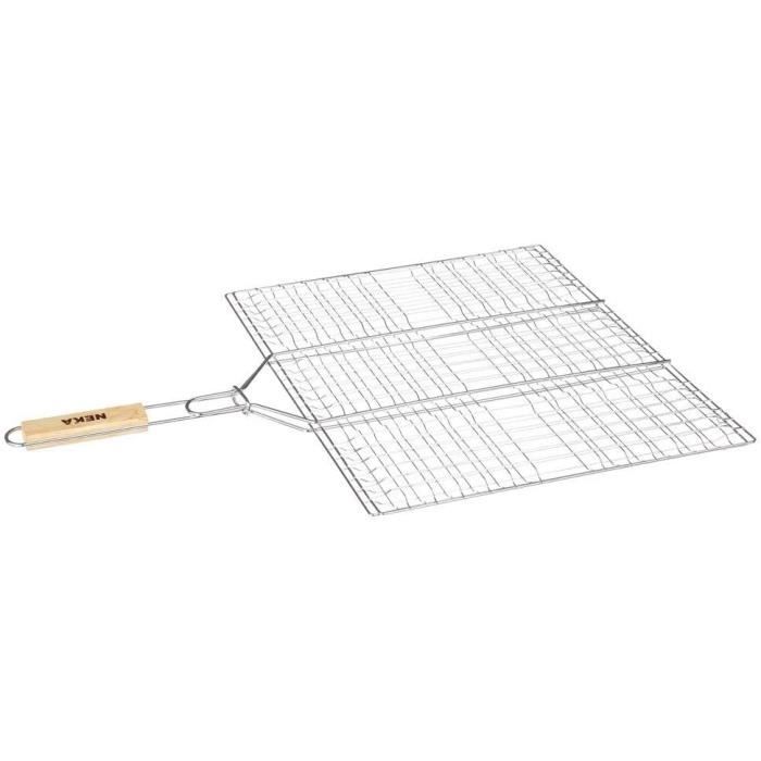 Grilles de cuisson barbecue et fumoir Grande grille barbecue double