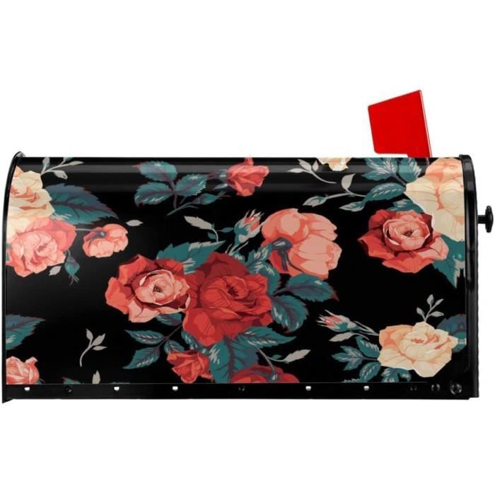 Joyeux Noël Père Noël Couverture De Boîte Aux Lettres Magnétique Flocon