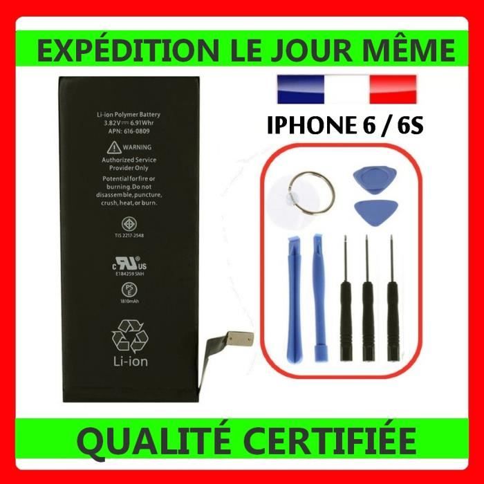 Batterie IPhone 6S Haute Capacité 2400mAh – Kit Remplacement Complet Avec Outils - 2