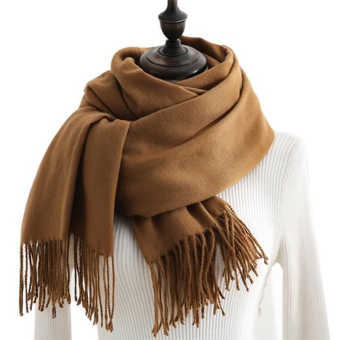 Chèche Premium 100% Coton 200x110cm - Plus De 50 Coloris Unis - Homme Et Femme - ALLEE DU FOULARD