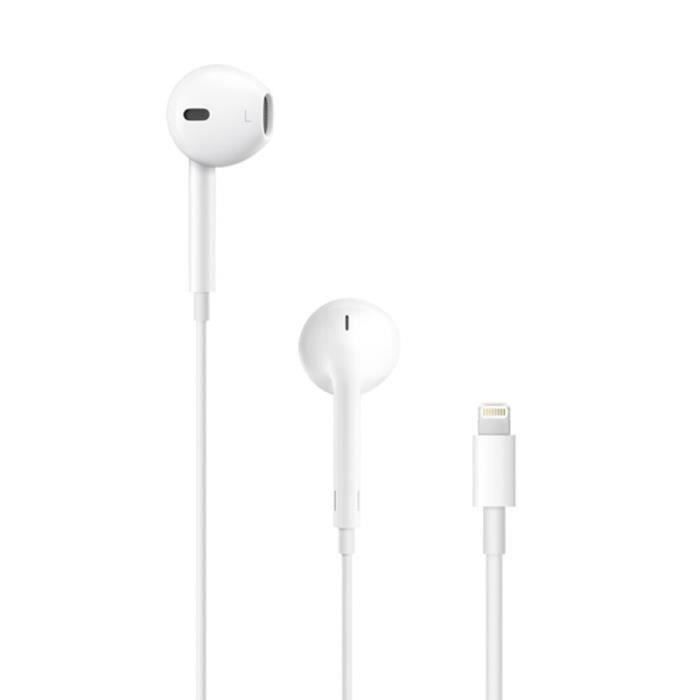 Original Apple EarPods avec Lightning Connecteur Dans Loreille Écouteurs En Ligne Microphone À Distance Pour iPhone 7 7 Plus_Regi Reconditionné - Apple reconditionné disponible sur Cdiscount Seconde Vie