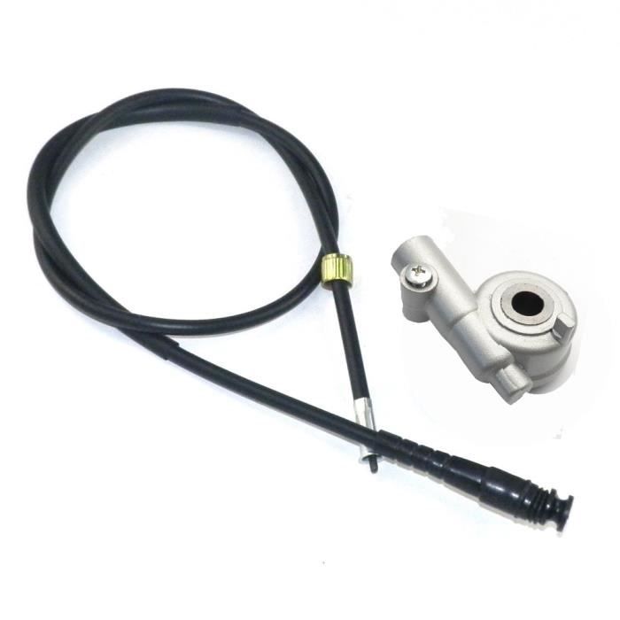 Engrenage D'Entraînement Compteur Vitesse Scooter GY6 50cc 150cc - Câble 100cm Alliage Aluminium 12mm Avec Câble De Qualité