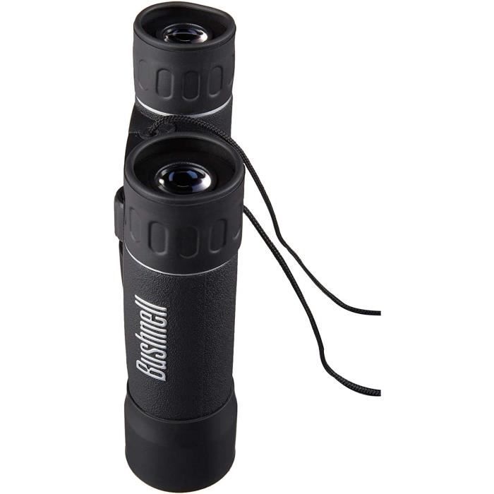 BUSHNELL Jumelles Compactes Powerview 12x25 Noir Prisme en Toit Idéales Randonnées Camping Pocket 131225