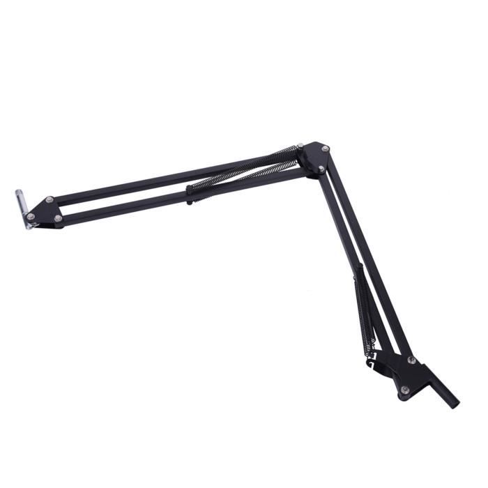 Bleu Microphone Micro À Condensateur Noir Stand Mic Suspension Mount