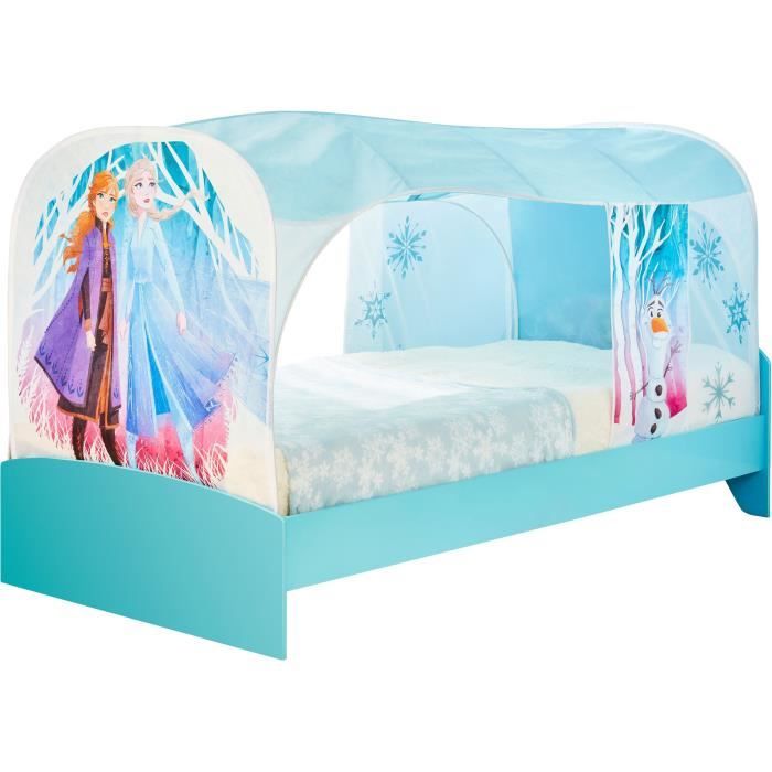 Tente de lit La Reine des Neiges - 90 x 200 x 200 cm - Fille - Marque REINE DES NEIGES - Bleu