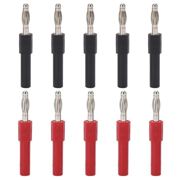 YOSOO connecteur banane 10 pièces U56 4mm fiche banane bricolage
