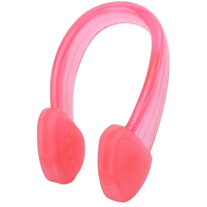 Pince-nez Aquafeel Aquatools Transparent/blanc - Silicone Doux, Ajustement Confortable