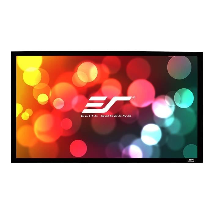 Écran de projection ELITE SableFrame ER150WH1 150 po (381 cm) 16:9 CineWhite noir velours