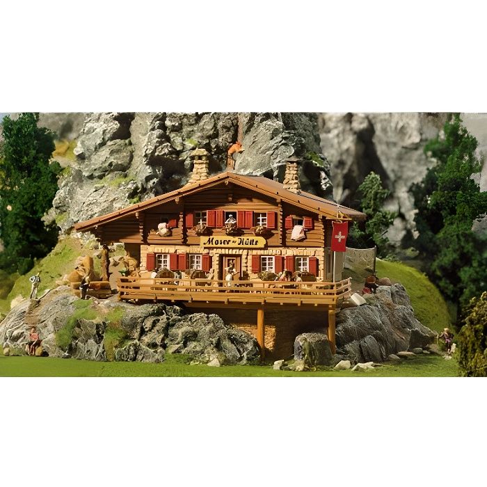 Maquette Faller Maison En Bois Avec Garage - Échelle HO (1:87) - Modèle 94401 - Occasion