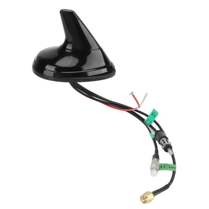 Antenne Voiture FM/DAB Pour Audi Q5 - Noire, Réception Puissante, étanche, Facile à Installer
