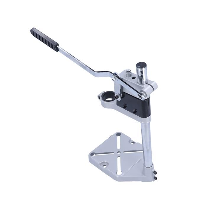 Support Meuleuse Support De Perceuse / Meuleuse à Rotation 360° - En Alliage D'aluminium - Fixation Pour Perceuse électrique Ou Pneumatique, Meuleuse D'angle Fixation Perceuse Colonne Aluminium