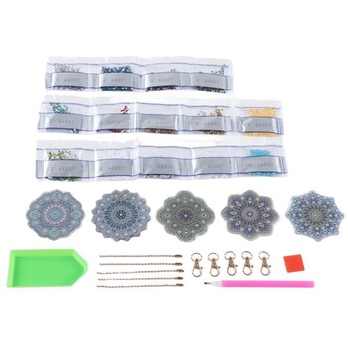 Kit Peinture Diamant Dinosaure - 6 Autocollants à Strass, Activité Manuelle Pour Enfants à Partir De 6 Ans