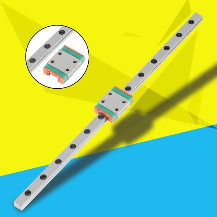 Linear Sliding Rail Guideway, 1pc LML7B Steel 200mm 300mm 500mm - View #8