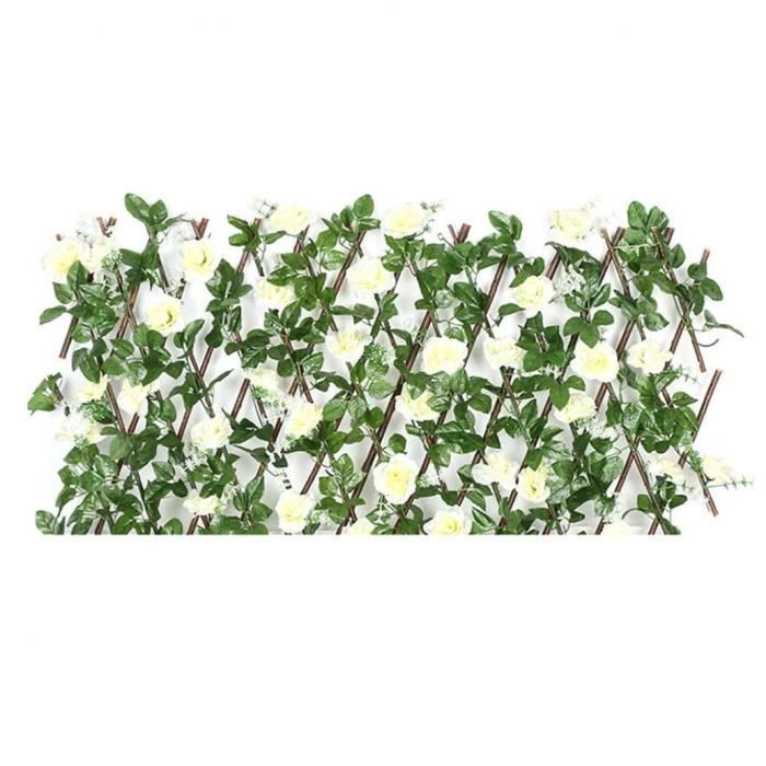 ODTORY Clôture Murale En Lierre Artificiel, 152,4 X 304,8 Cm, Anti-UV Et Haies De Vigne Artificielles Pour Terrasse, Balcon, Jardin, Arrière-cour, Intérieur Et Extérieur, Vert
