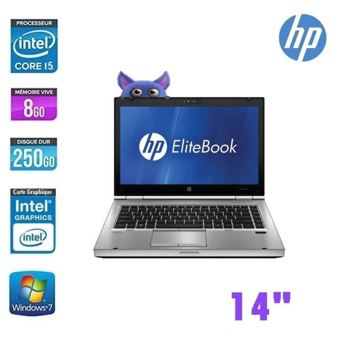 HP ELITEBOOK 8460P CORE I5 8GO 250GO - GRADE B - Hewlett packard