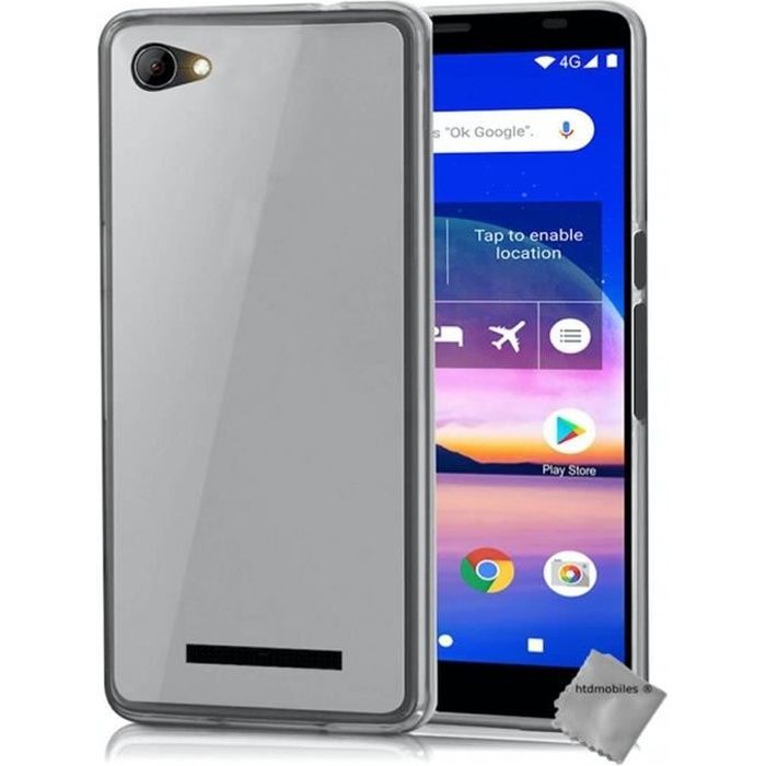 HOUSSE COQUE ETUI Cuir Pu view cover Doré gold pour LOGICOM L-EMENT 503 HOUSSE COQUE ETUI Cuir Pu view cover Doré gold pour LOGICOM L-EMENT 503