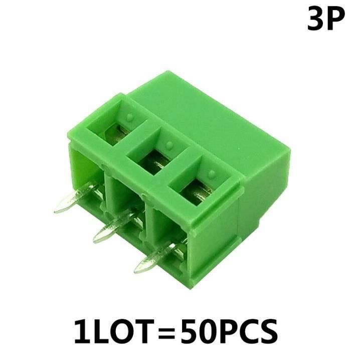 10 Connecteurs à Bornes à Vis 12 Broches 2.54mm - Pour Circuit Imprimé (PCB), Couleur Verte