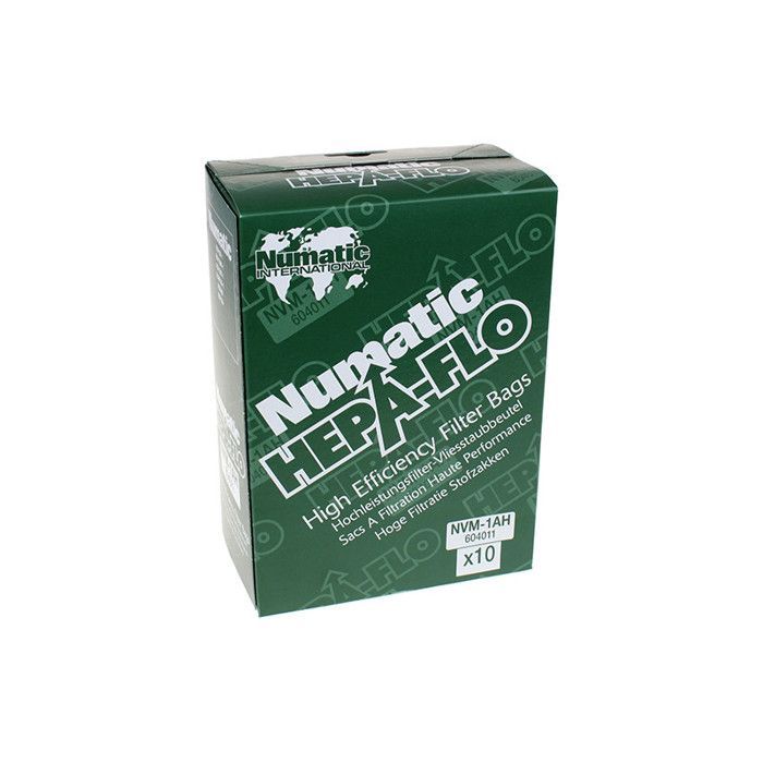 Sacs aspirateur hepa-flo boite de 10 sacs Numatic 366.036 - Le Site De La Piece