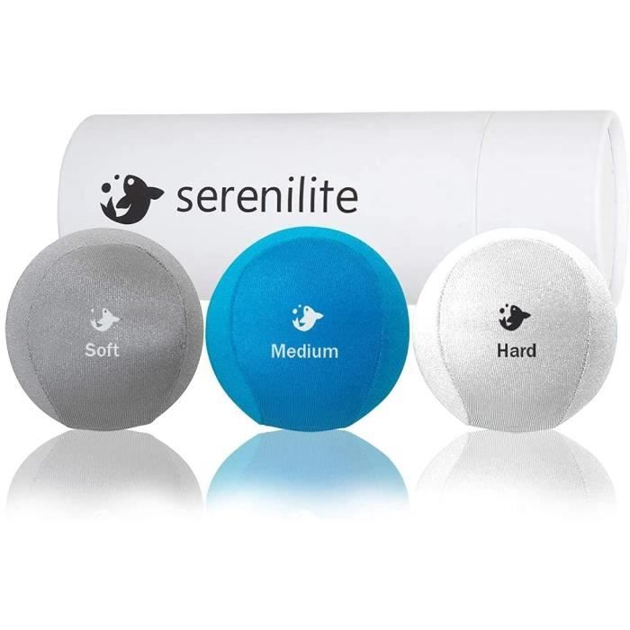 ResultSport Lot De 2 Balles Thérapeutiques Gel Main - Anti-Stress Souple & Dure, Exercice Poignet & Doigts, Soulagement Canal Carpien & Tendinite
