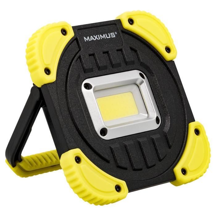 maximus - projecteur nomade 1000 lumens rechargeable ip65 15,70