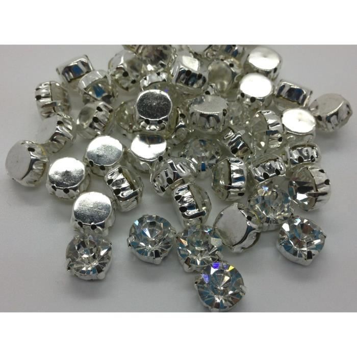 1000 coudre sur strass diamante gems acrylique cristal 4 10mm 6 5 8 