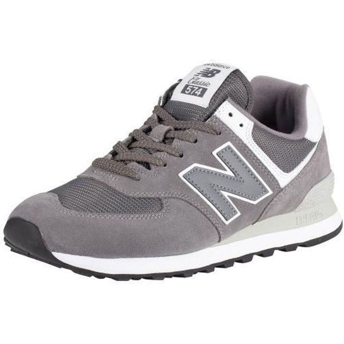 new balance 574 baskets en daim gris