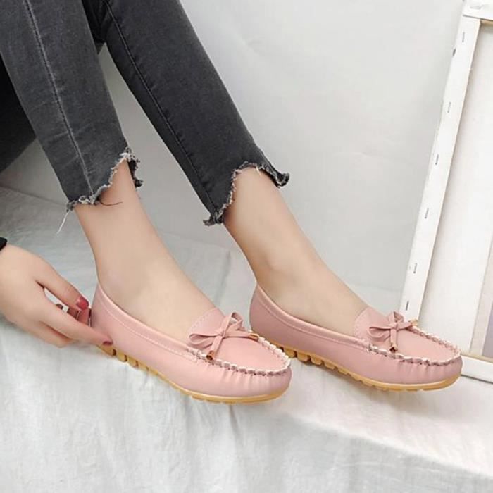 chaussures blanches plates