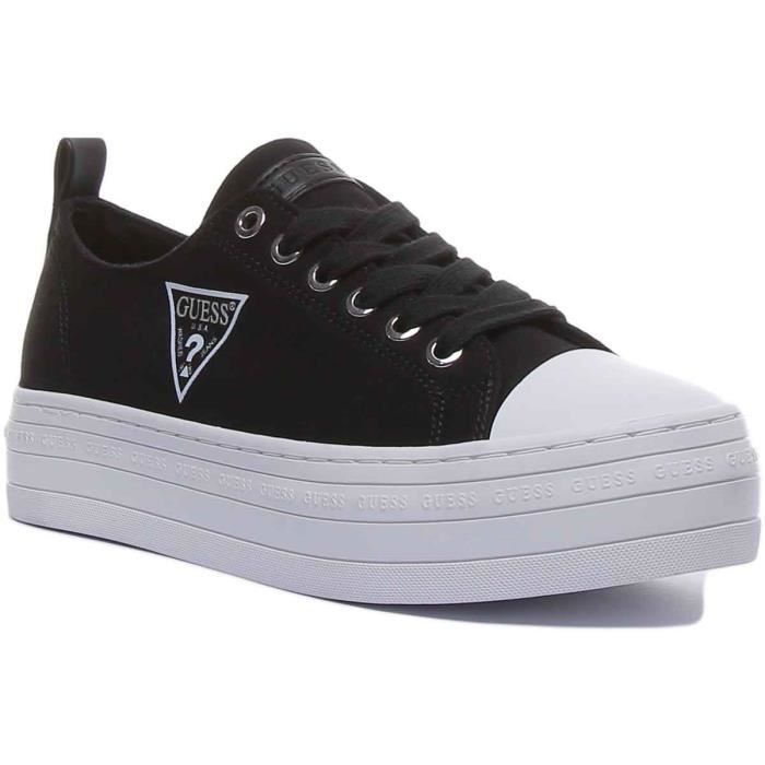 baskets compensées guess