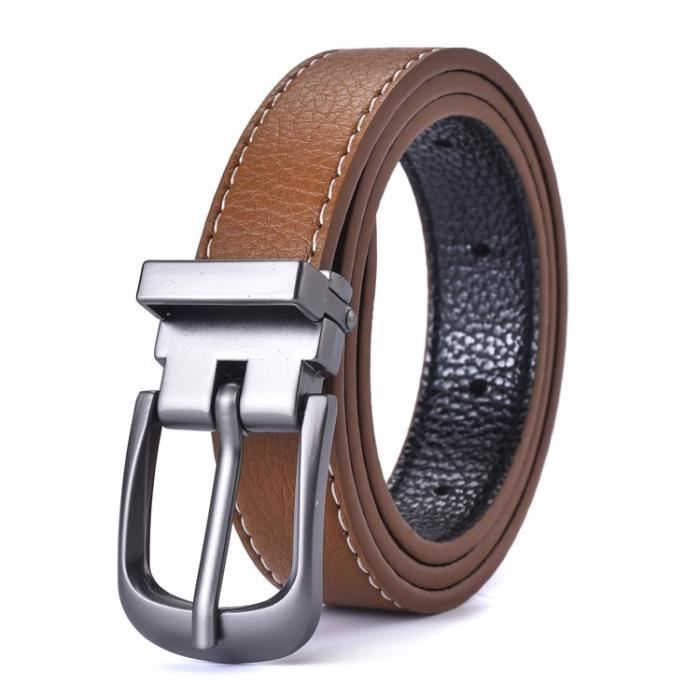 Ceinture Automatica Ceinture Homme En Cuir OOPOR - Boucle Automatique Réglable - Noire - Taille Ajustable Avec Porte-clés Cinturón Ajustable Clic