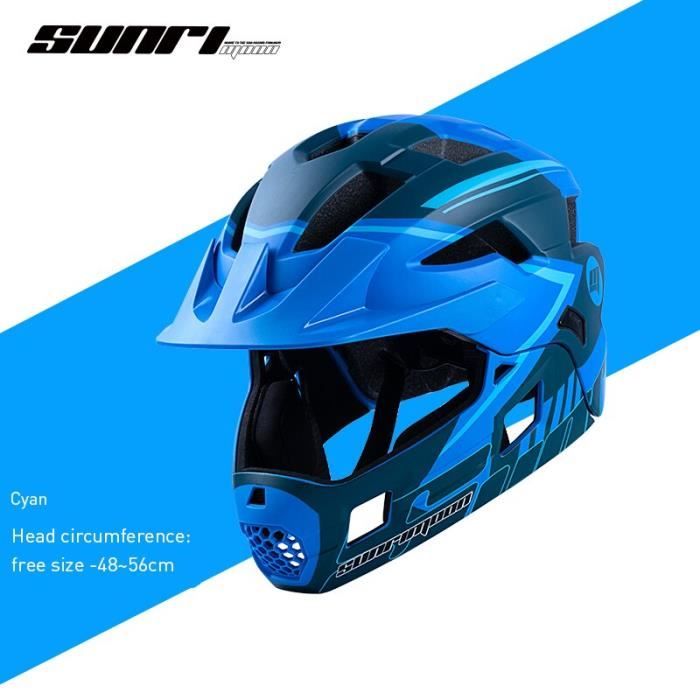 ZJRA Casque Intégral Enfant – VTT, Ski Et Vélo – Certifié CE Et DOT, Coque ABS, Doublure EPS, 2-8 Ans