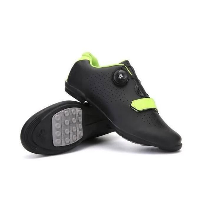 Chaussures Vélo - JINDING 896-1 - Homme - Noir - Respirant - Route et VTT