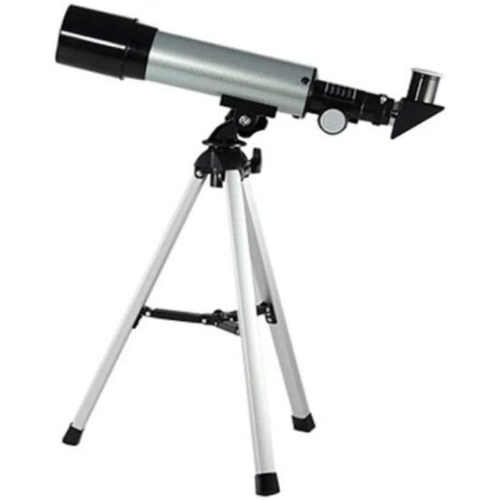 Télescope Débutant 50mm Avec Finder Point Rouge - Adaptateur Téléphone Included - Idéal Pour Enfants Et Astronomes Amateurs