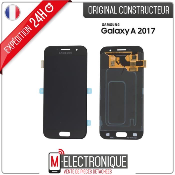 Ecran LCD Noir Original Samsung Galaxy A3 2017