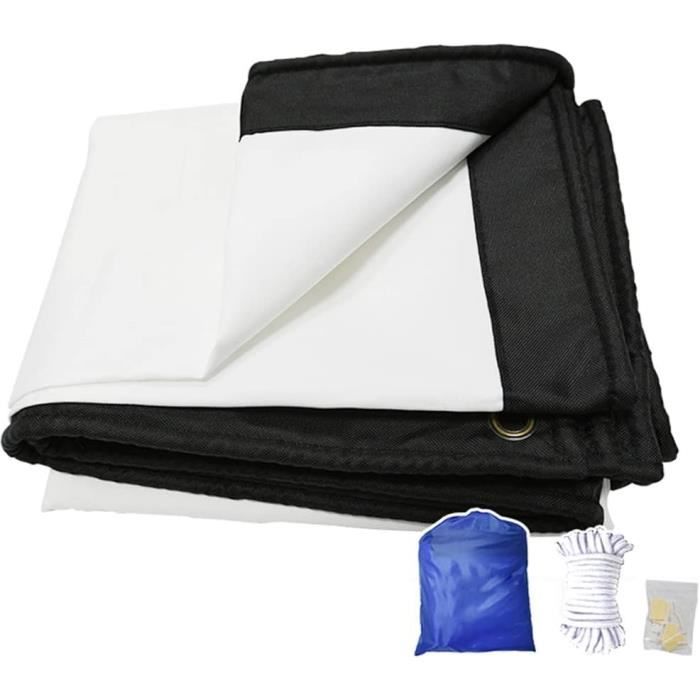 Écran De Projection Portable HD 16:9 - Tissu Polyester Anti-Plis - Taille 60 à 150 Pouces - Pour Cinéma Maison, Intérieur/Extérieur - 2