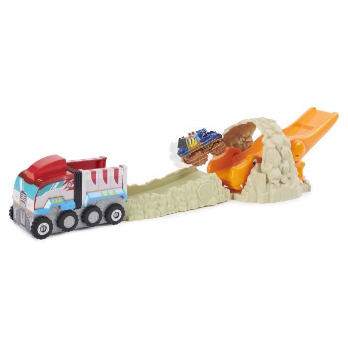 Camion Dino Patroller T-Rex Pat Patrouille - PAW PATROL - 6059297 - Avec véhicule True Metal de Chas