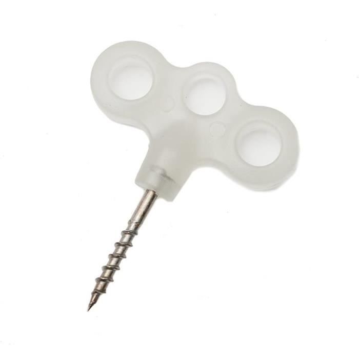 PACK DE 10 Piquets De Tente à Vis Robuste Pour Camping Extérieur Et