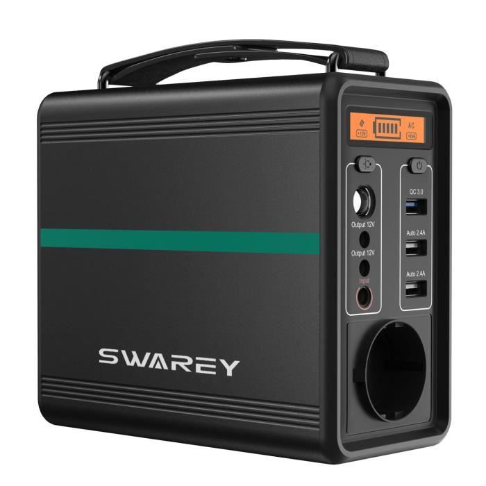 SWAREY 166Wh/52000mAh Générateur Solaire Alimentation Centrale Électrique Portable de Secours de Secours