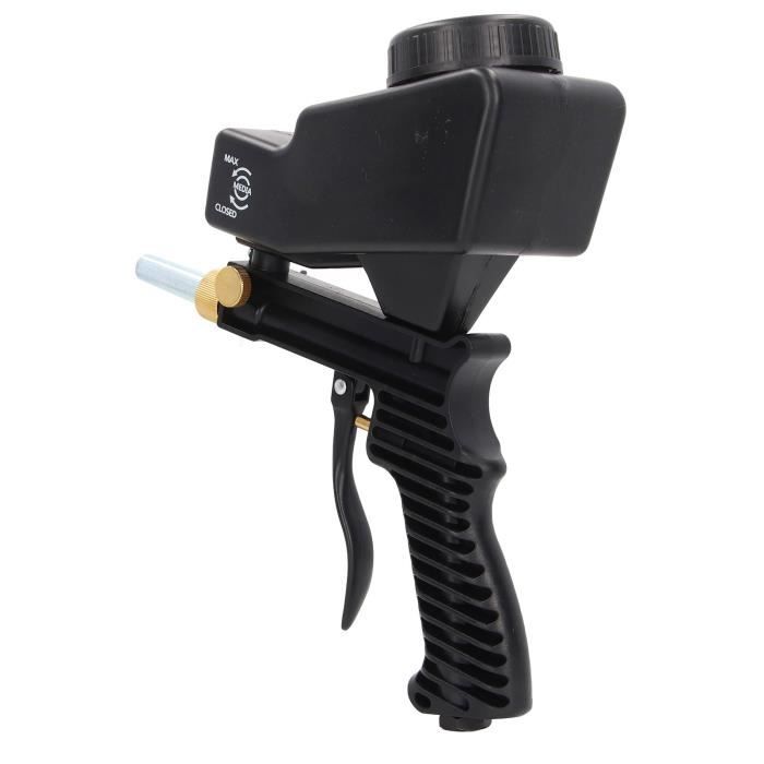 Pistolet De Sablage Pneumatique Kit | 4 Buses Métalliques, Tuyau D'aspiration, Pour Rouille, Peinture, Nettoyage Surfaces