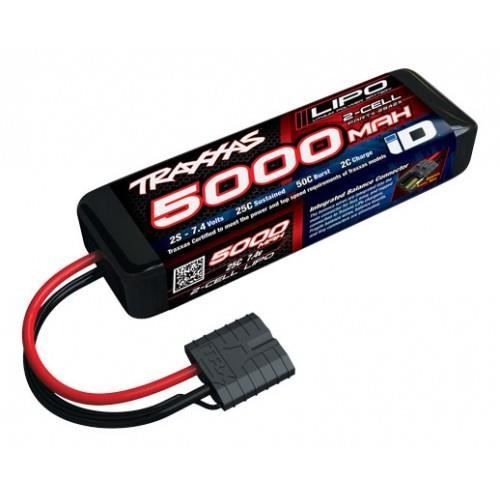 Batterie LiPo TRAXXAS 7,4V 5000mAh 25C - Compatible avec plusieurs modèles de voitures
