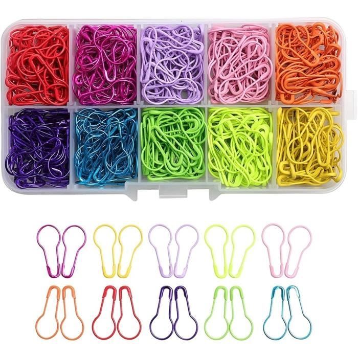 Épingles De Nourrice Colorées 32mm - Lot De 240 Pièces Avec Boîte De Rangement Pour Couture Et Bricolage