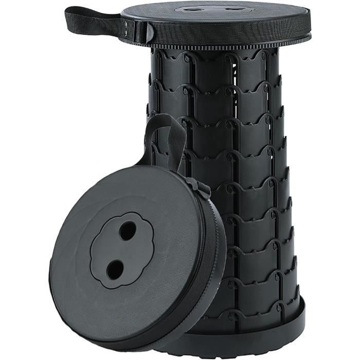 Tabouret de voyage pliable avec sangle