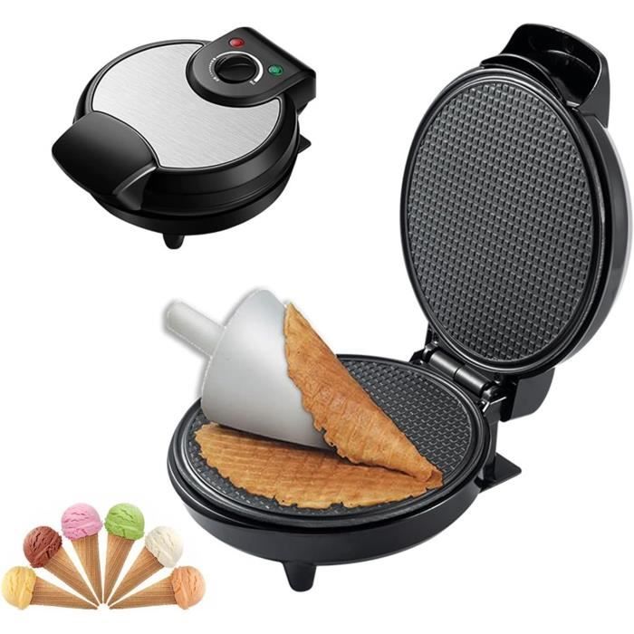 Grille-Pain Croque-Monsieur XXL - Appareil à Panini 4 Coins - Revêtement Anti-Adhésif - 1200W - Cool-Touch