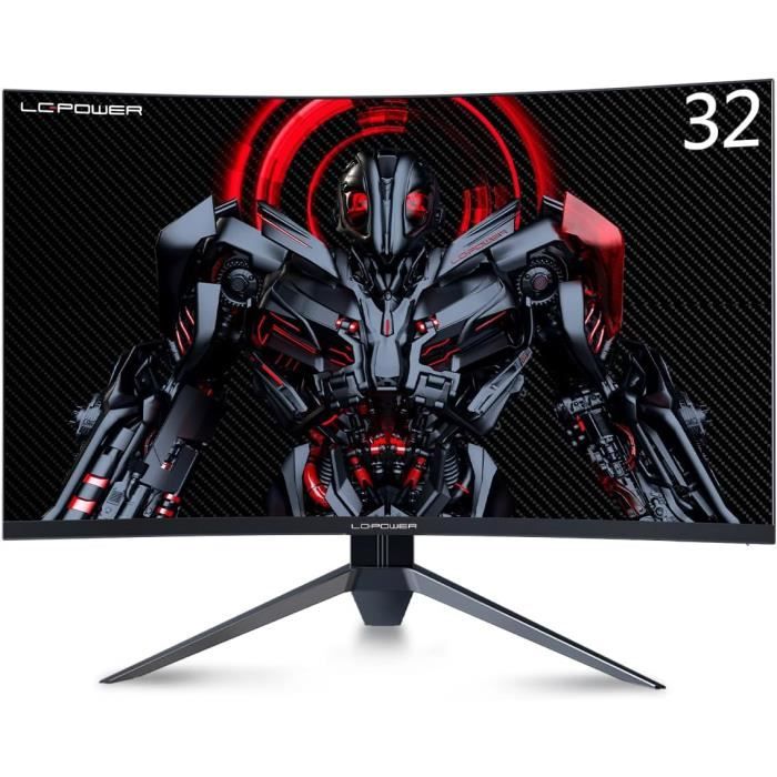 AOC C24G2U/BK - Ecran PC Gamer 24 - 1 ms - Dalle VA incurvée - 165 Hz -  FreeSync Premium 