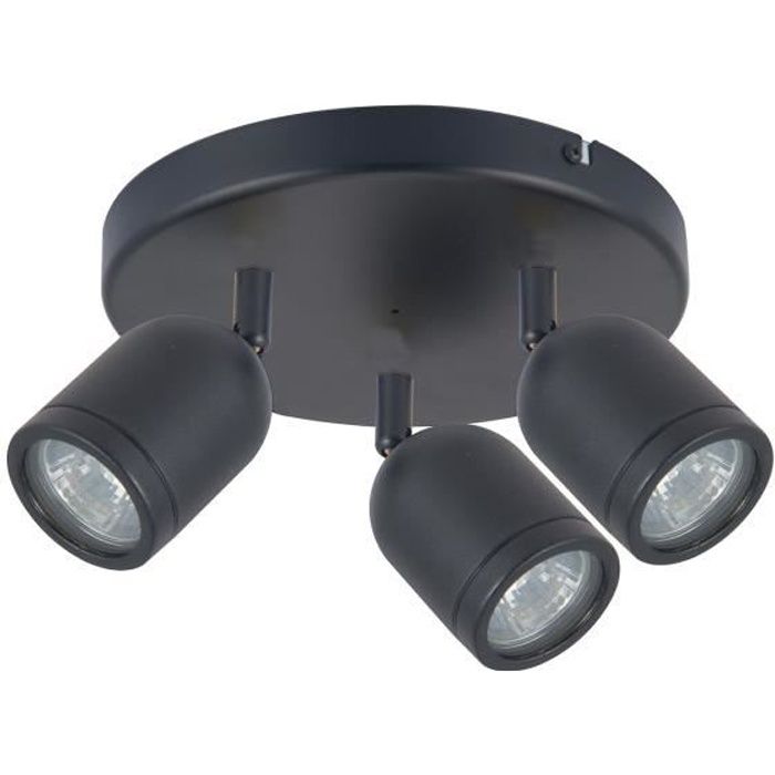 Farant Plafonnier 3 Spots Orientables Salle de Bain Farant IP44 25W*3, LED ...