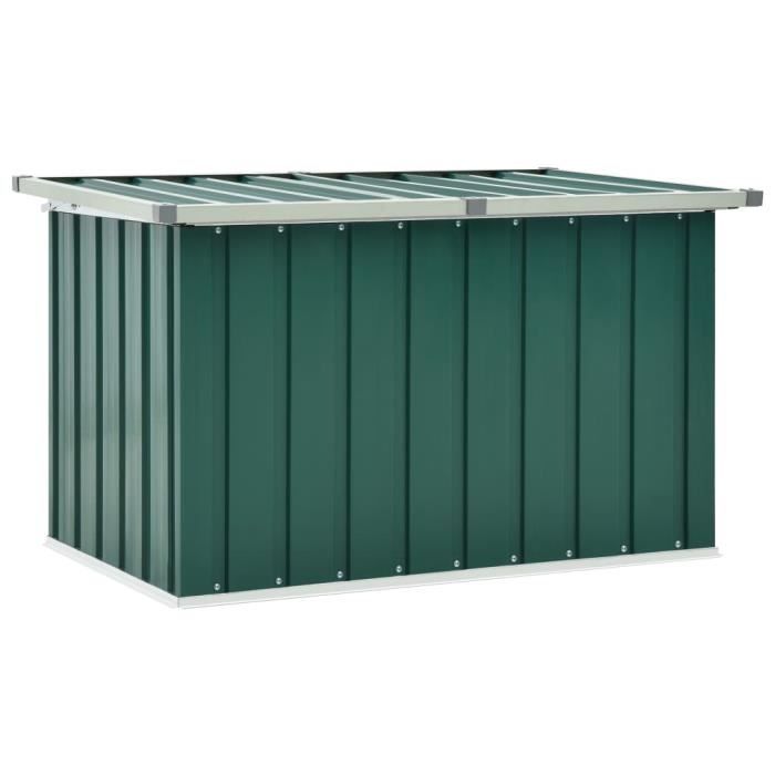 "top" boîte de rangement de jardin - coffre de jardin d'extérieur jili vert 109x67x65 cm,11,74 kg