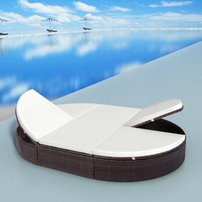 VIDAXL Lit de repos avec coussin