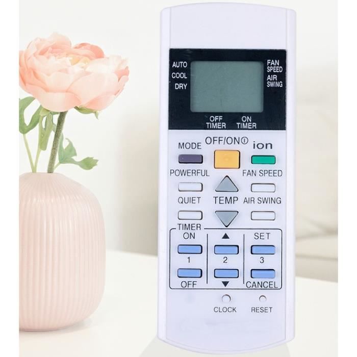 Vhbw Télécommande Universelle Remplacement Pour Panasonic A75C3060 A75c2913 A75c2817 Pour Climatiseurs