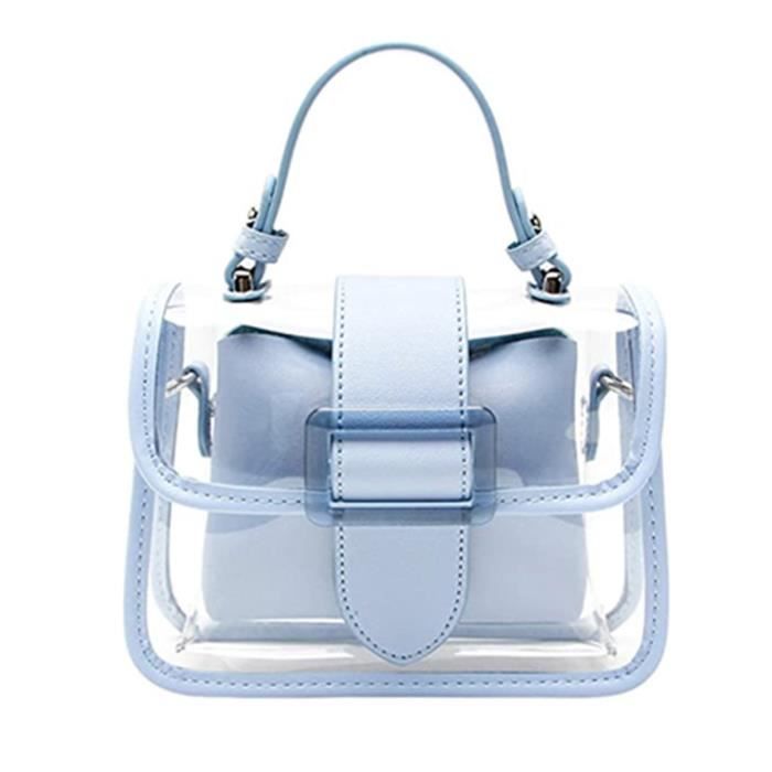 Sac Bandoulière Transparent PVC - Pour Concerts, Festivals, Stades, Voyages - Étanche